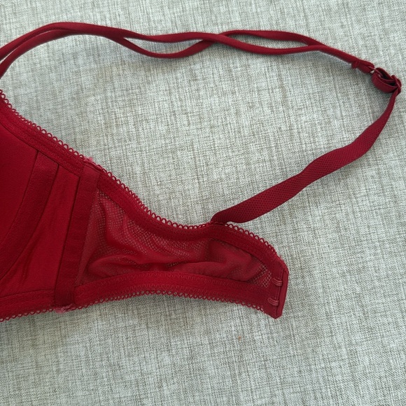 B.tempt'd by‎ Wacoal Ciao Bella Balconette Bra 953144 Persian Red Size 32D - Picture 5 of 9